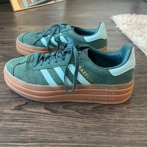 Adidas Gazelle Green Sneakers